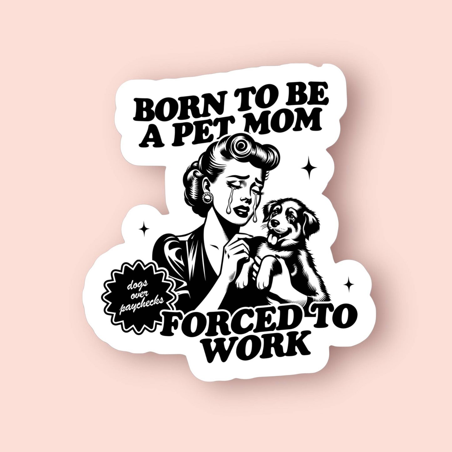 Dog Lover Funny Sticker